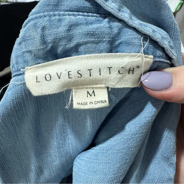 Love stitch denim dress Medium‎ - Image 5
