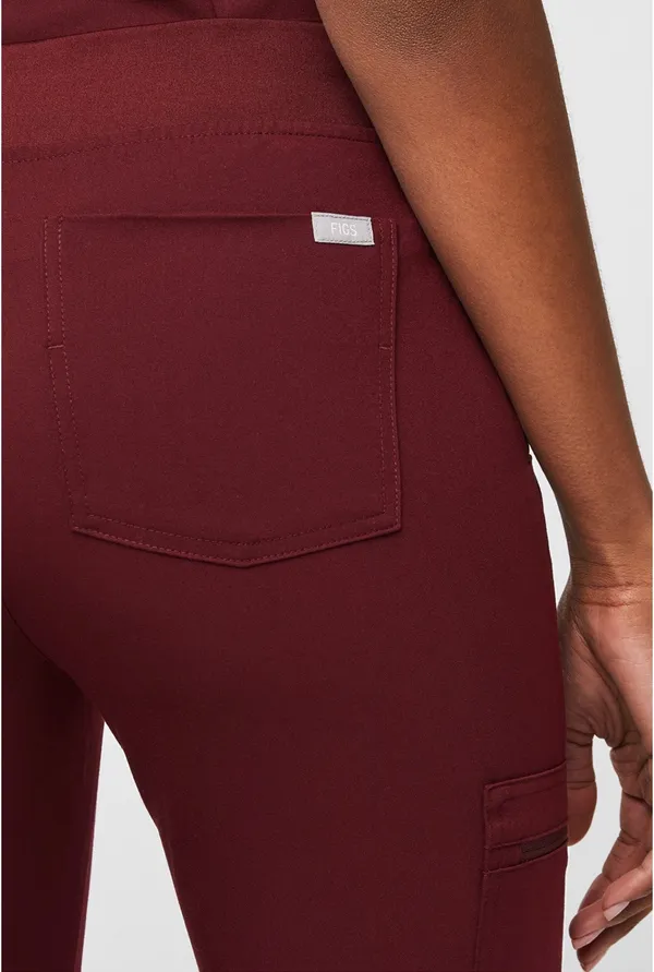 Figs Maroon Zamora Joggers Scrub Pants - Image 5