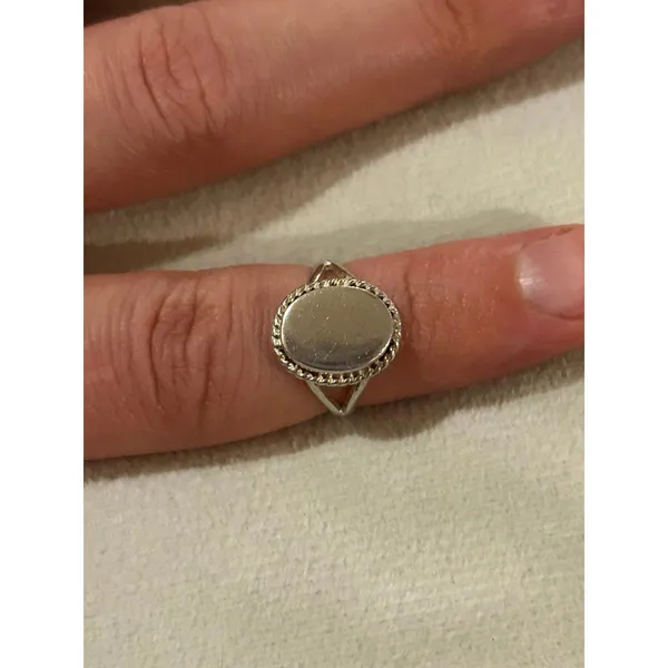 Ring band 925 sterling silver unique rare size 3.75 - Image 6