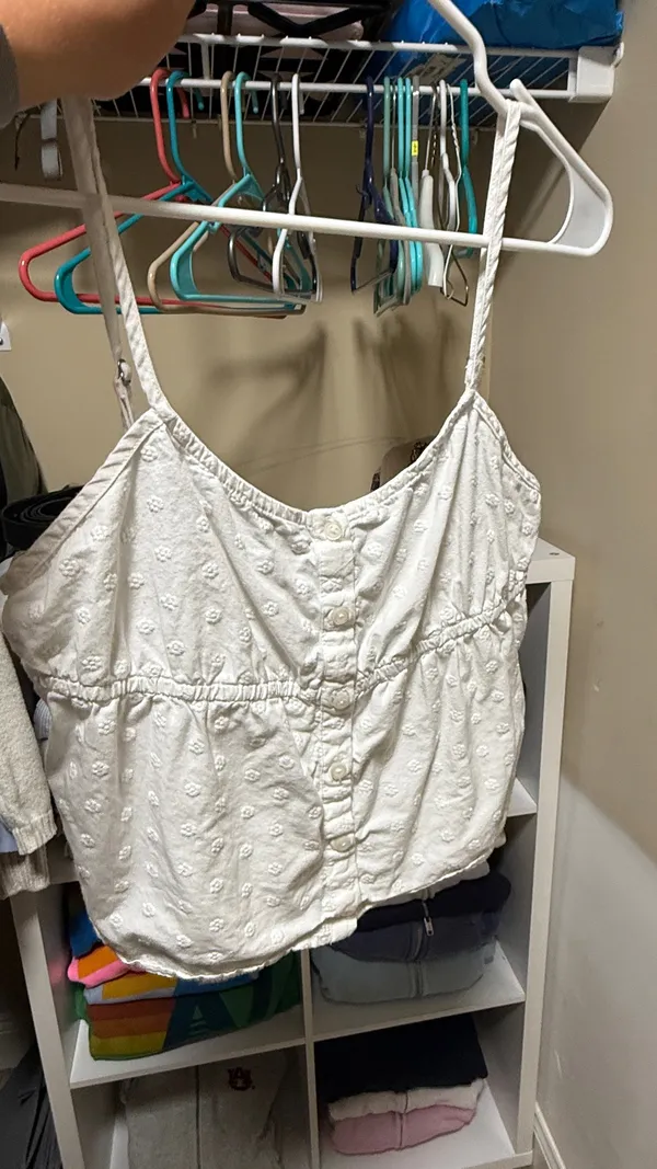 Brandy Melville Top Tank White - Image 3