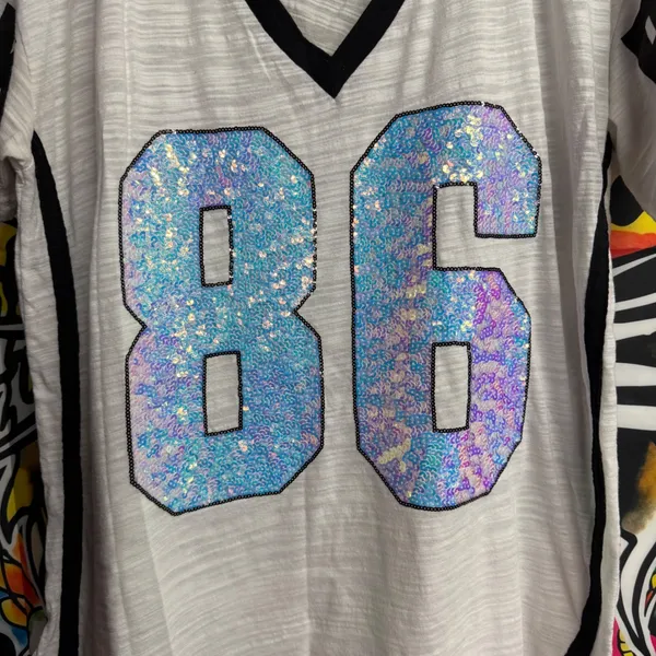 PINK - Victoria's Secret iridescent bling tee - Image 2