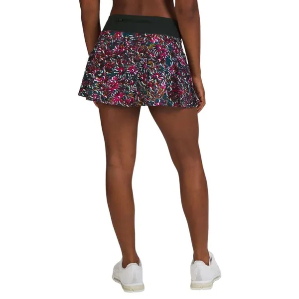 Lululemon Play Off the Pleats Mid-Rise Skirt *Floral Electric/ Rainforest Green - Image 13