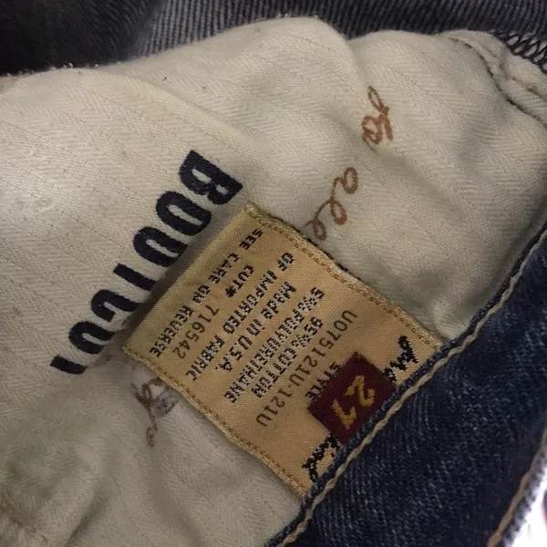 7 for all mankind medium wash bootcut jeans size 27 - Image 11