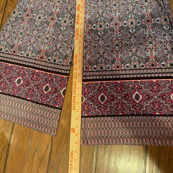 Cato Multicolor paisley Wide Leg Pants palazzo pants woman’s large - Image 8