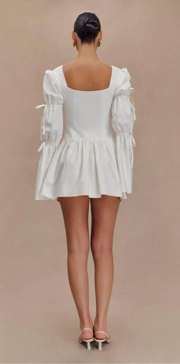 Meshki White Dress - Image 2