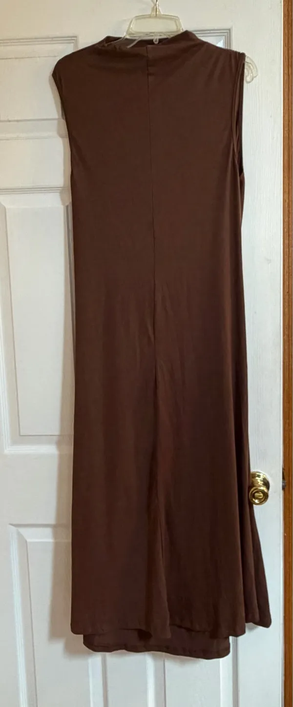 Firerie Plus Size Ruched Hem Sleeveless Elastic Ruched Dress - Image 4