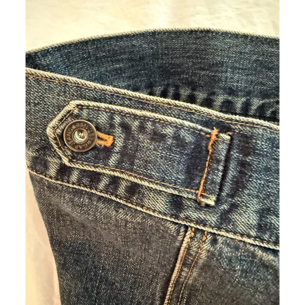 Vintage GAP Denim Jacket Womens Small Blue Jean Trucker 90s Made Phillipines - Image 7