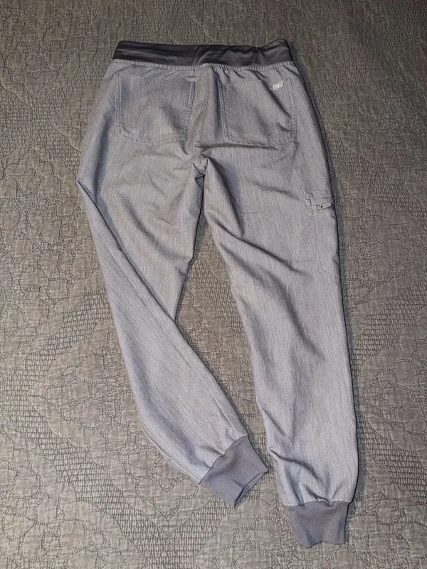 Figs Gray Women's Drawstring Jogger Pants - Image 3