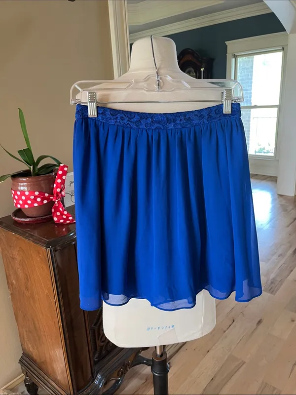 IN San Francisco Sem Formal Royal Blue Mini Skirt - Image 2