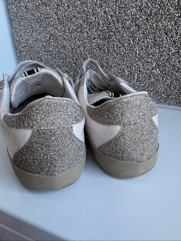 Shu Shop Paula Bone Snake Sneakers Size 9 - Image 4