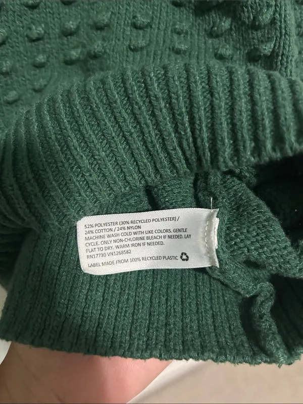 Lego Target collab Green Sweater Size XS - Image 6
