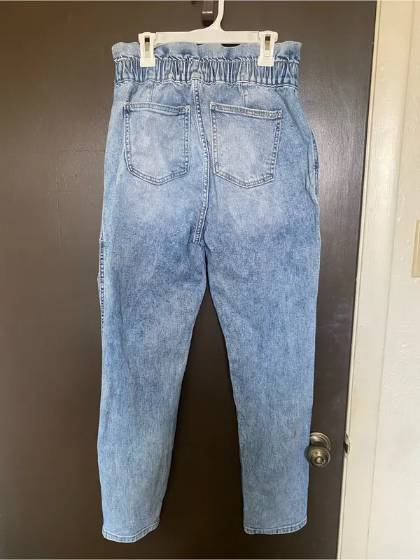 Women's Willow + Root Buckle The Paperbag High Rise Jeans - Image 2