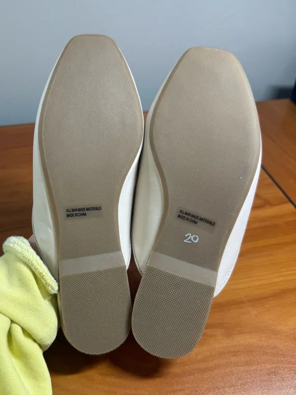 New DV Dolce Vita Misti Slip On Loafer Shoe Flat Beige Cream Bow Detail Business - Image 4