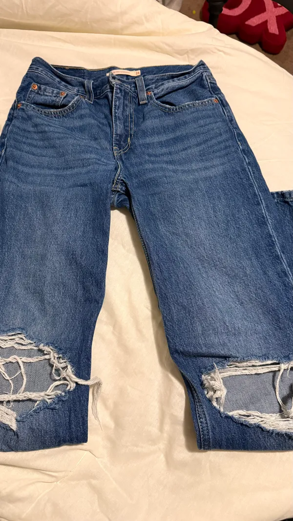 Levi’s Low Pro Straight Jeans - Image 2