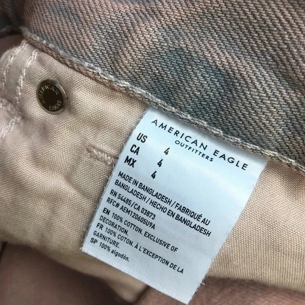 American Eagle Outfitters Women's Size 4 Purple Mom Shorts v6x - Image 4