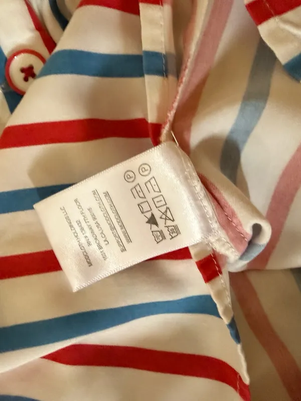 Mattel Red, Light Blue & White Striped shorts. - Image 9