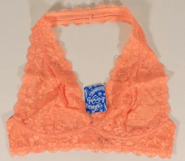 Free People NWT Halter Bralette In Orange - Image 2