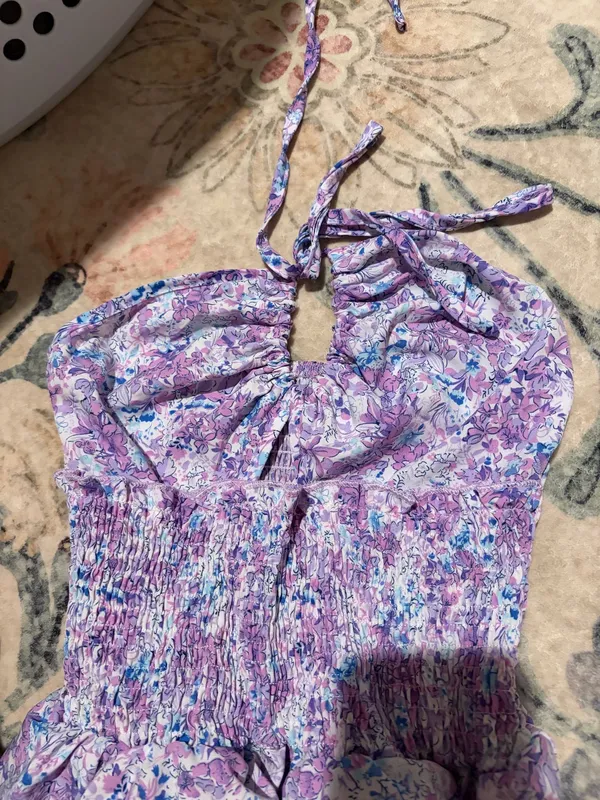 Shein floral tie top - Image 2