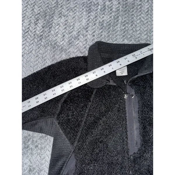 Patagonia Women's Black R1 Polartec Power Grid Full-Zip Fleece Jacket Sz Medium - Image 11