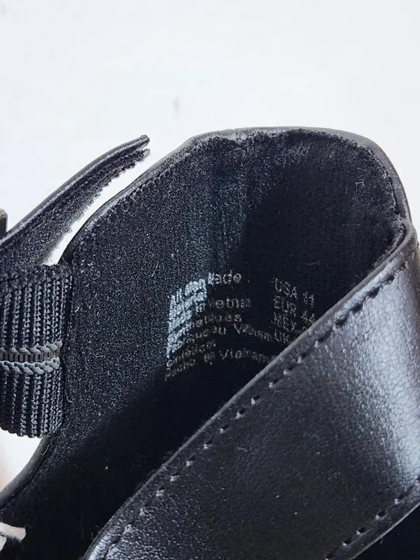 Christian Siriano Black White Boho Espadrille Wedge Sandals Size 11 NWOT Flaw - Image 8