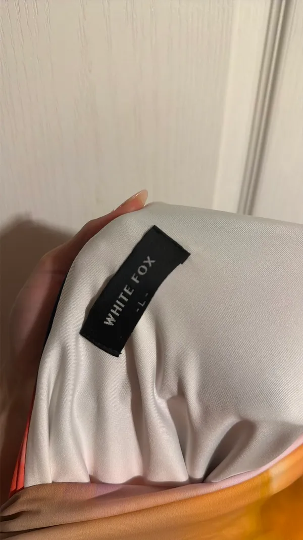 White Fox Multicolor Mini Boutique Dress - Image 3
