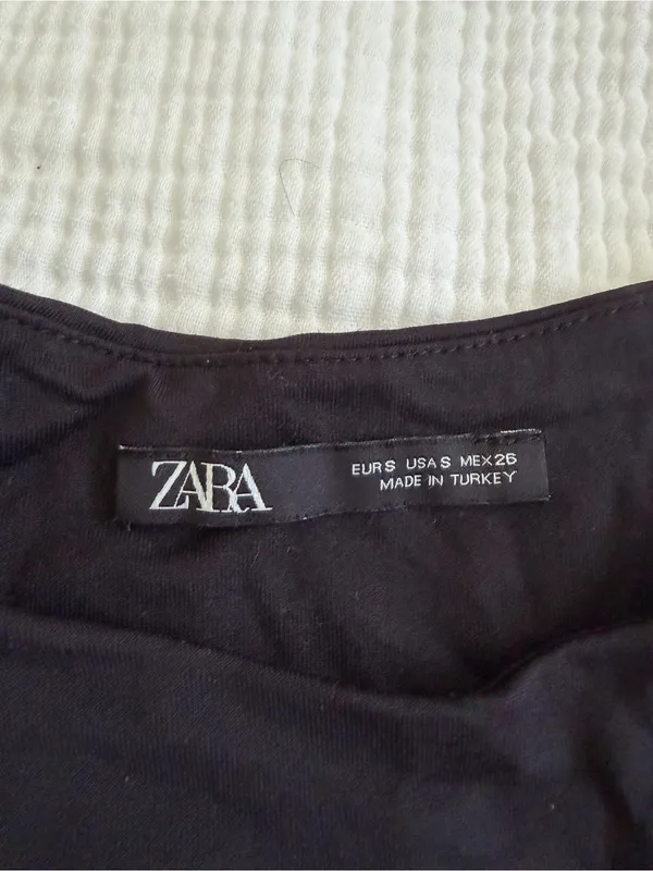 Zara Black Halter Neck Bodysuit - Image 3