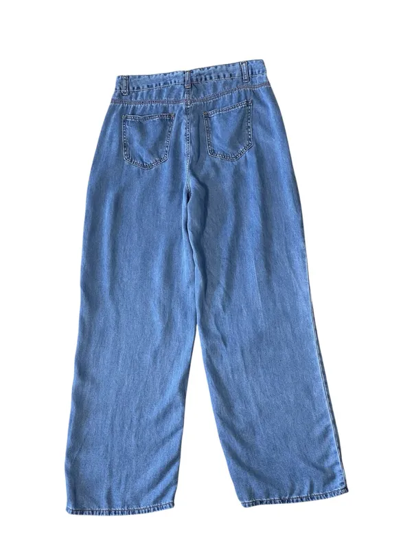 WAX JEAN Lyocell Wide Leg Jeans - Image 3
