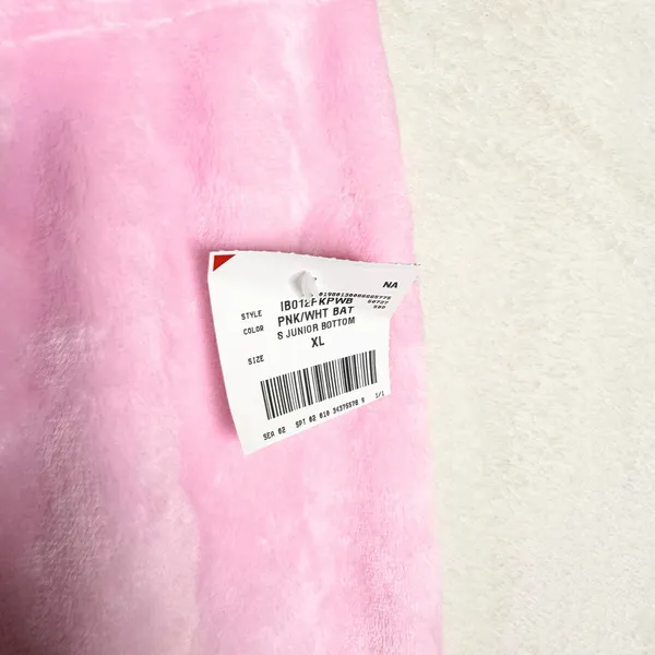 Young & Chic Plush Wide Leg Pajama Pants Size Juniors XL Pink Cozy Soft Lounge - Image 3