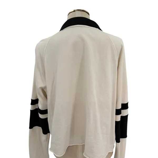 Splits59 Tiger French Terry Rugby Sweatshirt Vintage White Black XL - Image 10