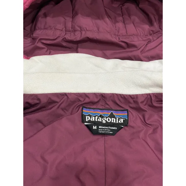 Patagonia Quilted Hooded Insulated‎ Jacket Magenta Lightweight Outdoor size M - Image 6