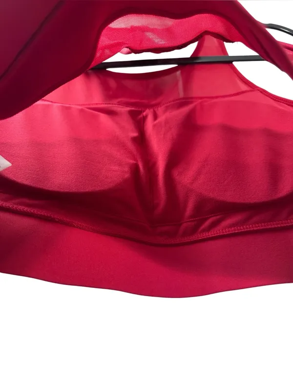 ZYIA ACTIVE RED All Star Mesh-Detail Sports Bra - Image 4