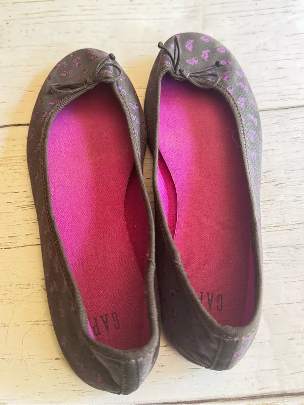 GAP Women's   Ballet Flats with Purple Lining And Pattern Sz 8 - Image 5