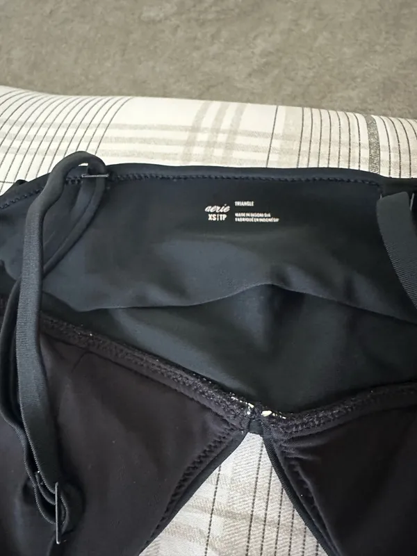 Aerie Black Longline Bikini Top - Image 6
