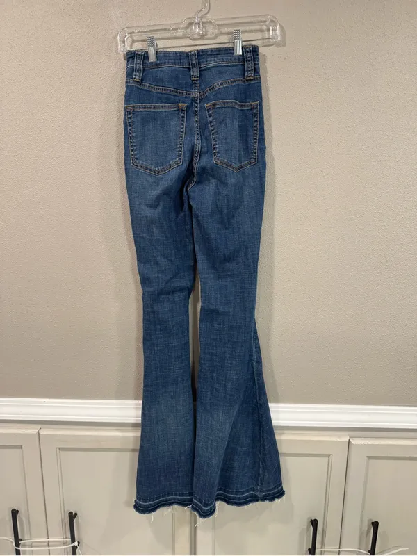 Free People Irreplaceable Flare Jeans - Image 4