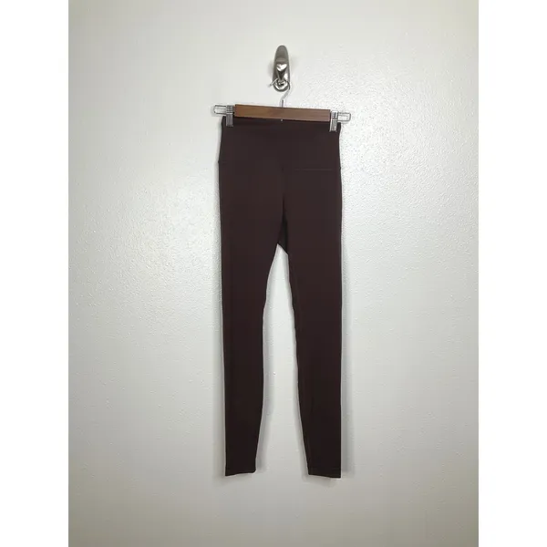 Lululemon Wunder Train‎ High-Rise Tight 28" Espresso LW5DJ0S Size 4 - Image 3