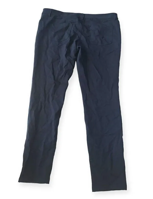Vintage MOSSIMO Y2k faux leather zip knit pants - Image 4
