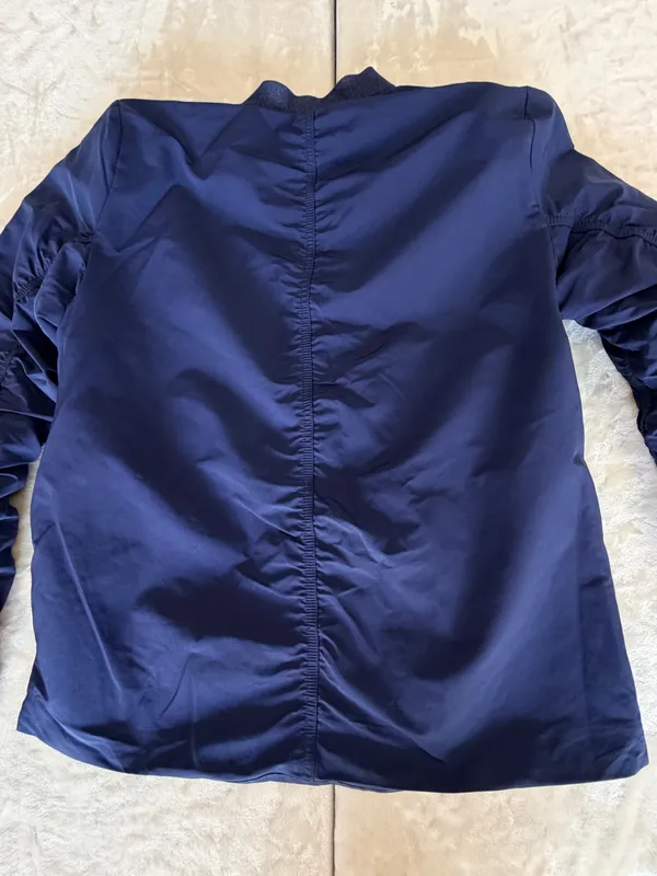 Nike Dri-FIT Navy Blue Athletic Track Jacket - Image 8