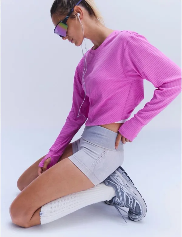 FP MOVEMENT by FREE PEOPLE Tempo Knotty By Nature UV Protection Long Sleeve TOP - Image 4