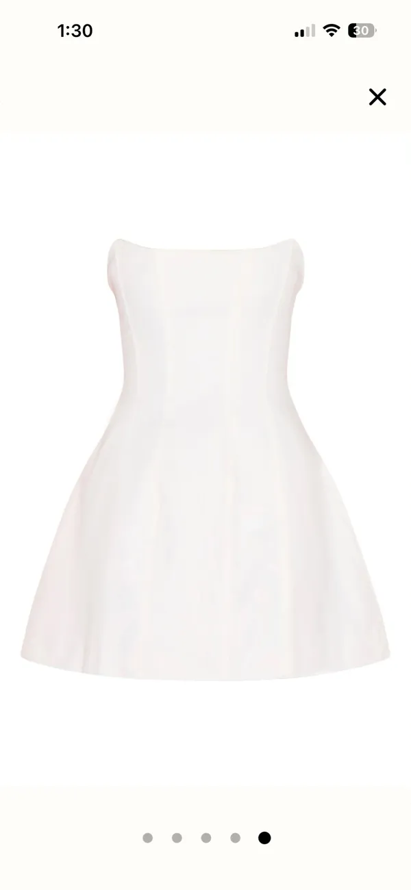 PLT white mini dress - Image 10