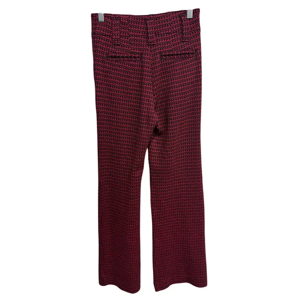 Maeve by Anthropologie The Naomi Houndstooth High Rise Wide Leg Pants Women’s 0 - Image 3