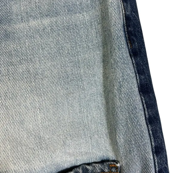 Revice‎ Denim Patchwork Jeans Womens Size 25 High Rise Straight Leg - Image 7
