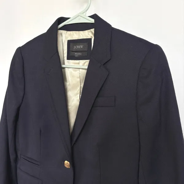 J.Crew Original Schoolboy Navy Blazer Preppy Academia Old Money Jacket - Image 3