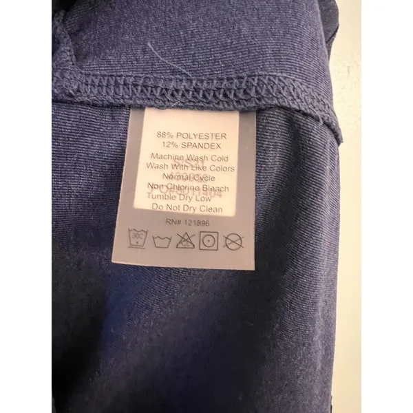 Title Nine Sunbuster 1/2‎ Zip Short Sleeve Sun Shirt Women’s Size S Blue - Image 2