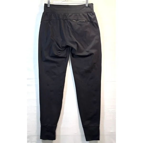 Athleta Women Black Metro Downtown Pull On Pants Joggers travel Size Small Tall - Image 2