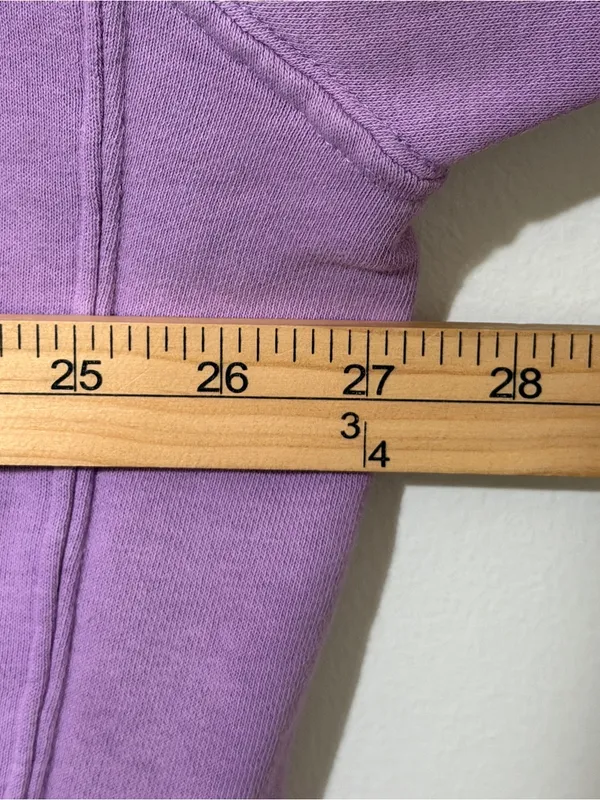 Nike Floral Mushroom Embroidered Sweatshirt Lilac Purple Fleece Crewneck XL - Image 9