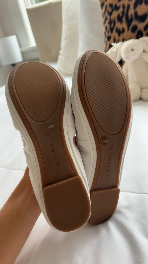 white ballet flats lucky brand - Image 4