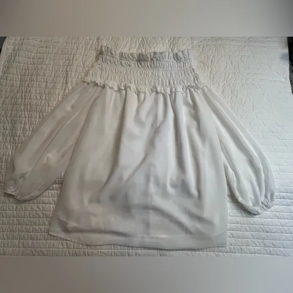 NWT Mazik white off shoulder blouse - Image 2
