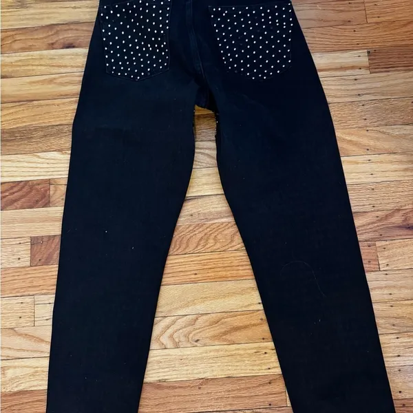 Stylish Black Studded Pants - Image 4
