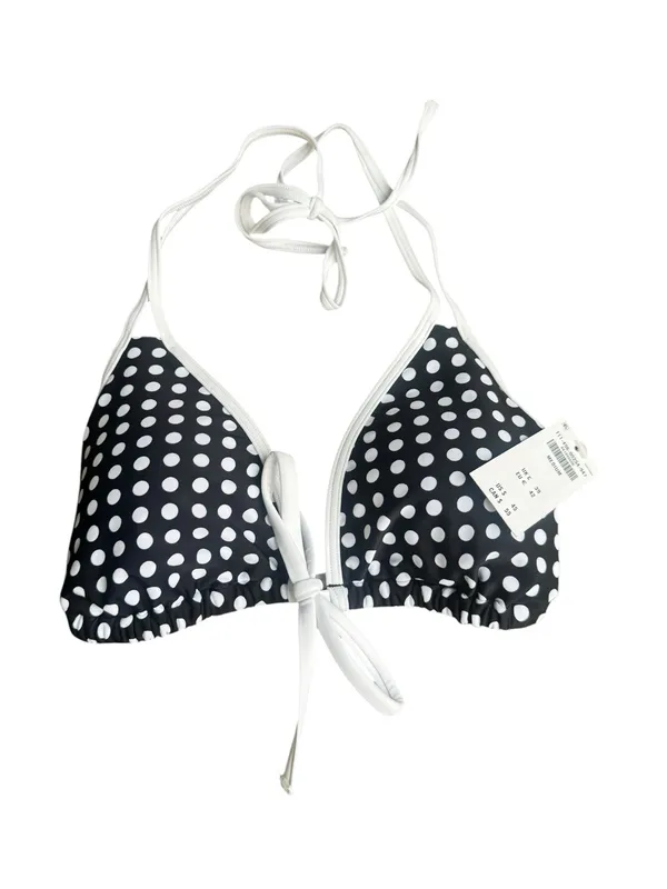 Abercrombie & Fitch Black White Polka Dot Bikini Top M NWT - Image 3