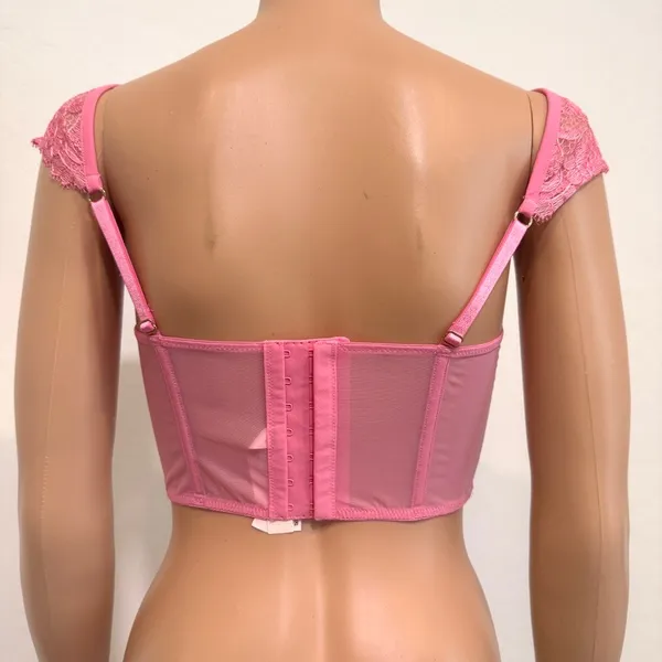 Victoria's Secret Dream Angels small Boho cap sleeve corset BC 3185 - Image 7
